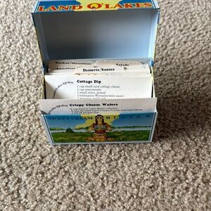 Land O'Lakes Recipe Box with Cards